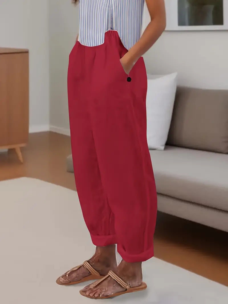 Sfrcord® Minimalist Solid Versatile Pants