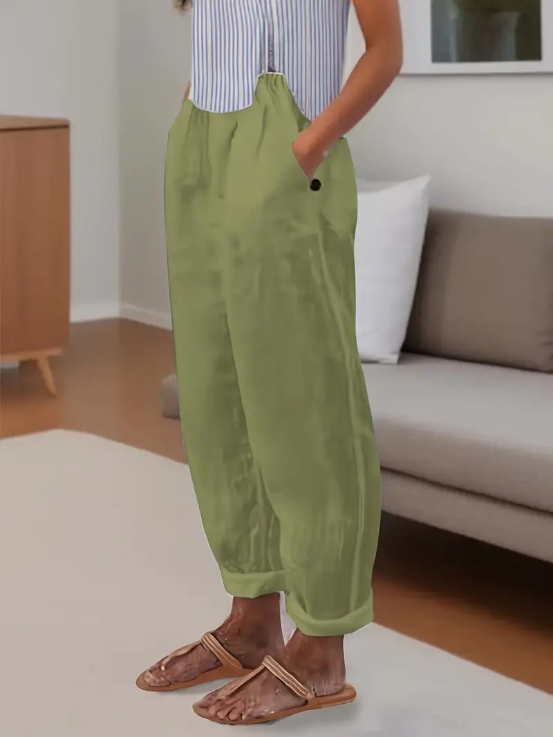 Sfrcord® Minimalist Solid Versatile Pants