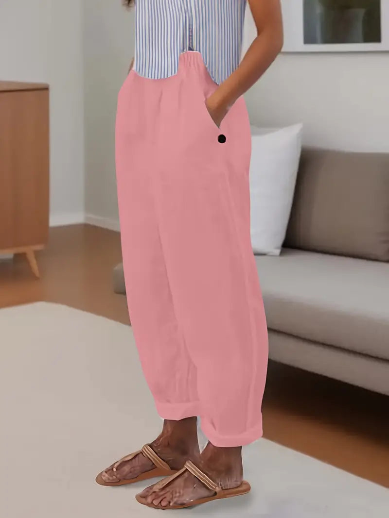 Sfrcord® Minimalist Solid Versatile Pants